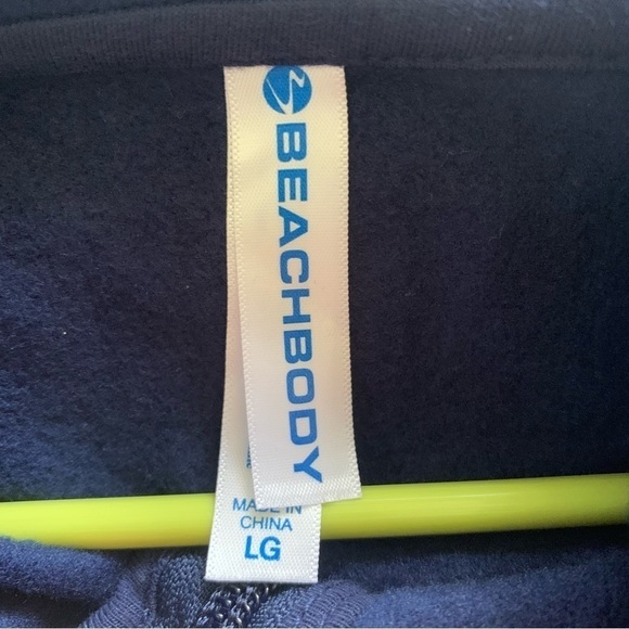 🆕 Beachbody Coach Intent Training Full Zip Hoodie Sweatshirt Jacket Size Large - Picture 6 of 7